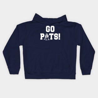 go pats ! for new england Kids Hoodie